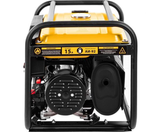 Бензиновый генератор Denzel PS-33E, 3,3 кВт, 230В, 15 л, электростартер 94537 – изображение 5