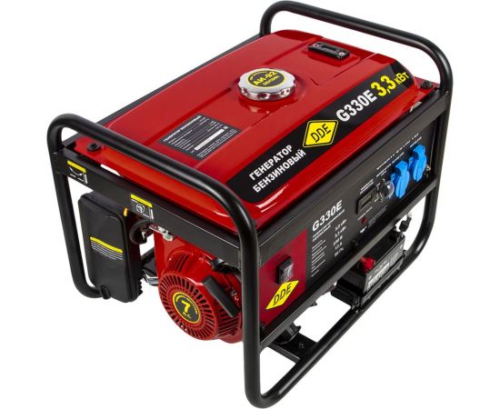 Бензиновый генератор DDE G330E 1ф 3,0/3,3 кВт бак 15 л двигатель 7 лc эл. старт 792-551 – изображение 5