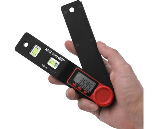 Цифровой угломер с пузырьковым уровнем МЕГЕОН 77008 к0000033686 – изображение 6