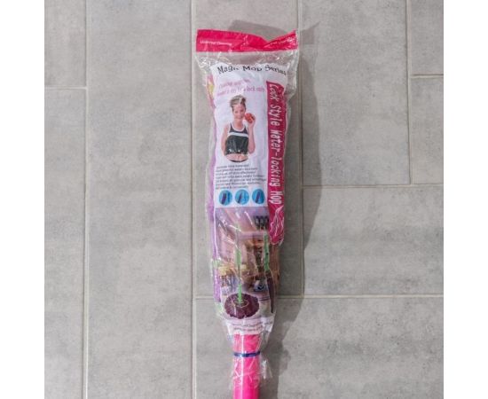 Швабра с отжимом Доляна Плетенка насадка из микрофибры, стальной черенок 120 см, цвет микс 839342 – изображение 6