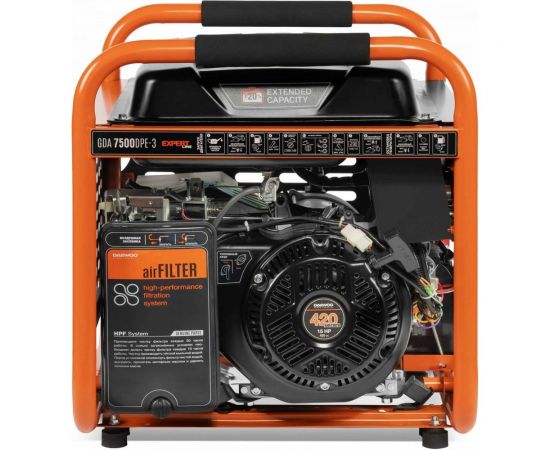 Бензиновый генератор с функцией Dual Power Daewoo GDA 7500DPE-3 – изображение 6