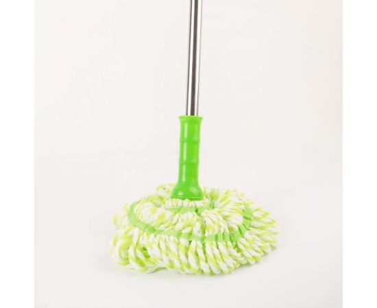Швабра с отжимом Доляна Плетенка насадка из микрофибры, стальной черенок 120 см, цвет микс 839342 – изображение 7