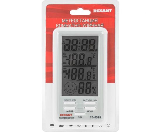 Метеостанция с выносным датчиком REXANT 70-0518 – изображение 8
