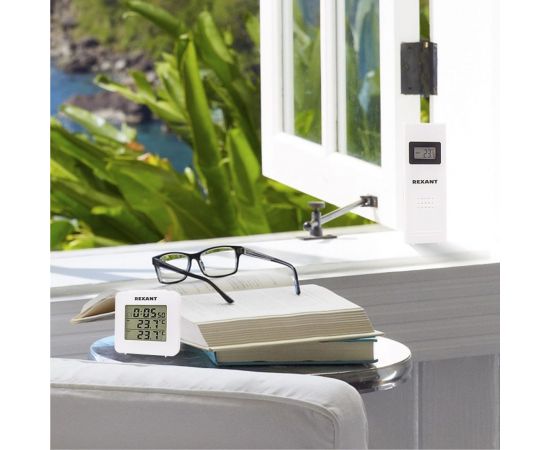 Метеостанция с часами и беспроводным выносным датчиком REXANT 70-0592 – изображение 10