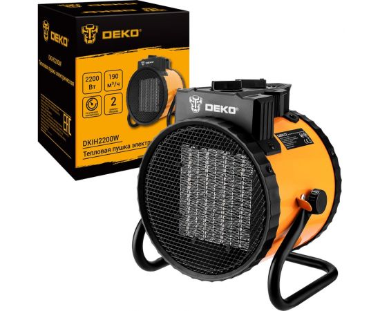 Тепловая электрическая пушка DEKO DKIH2200W, 2200Вт 082-1010 