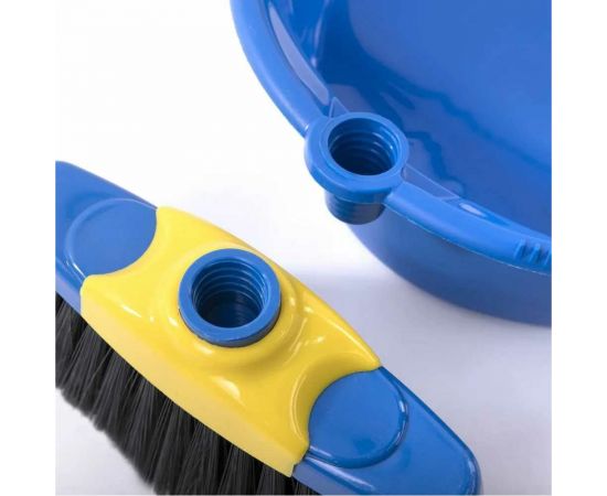 Совок со щеткой для уборки LAIMA ""ЛЕНИВКА XL"" 24x22 см (зубчики для чистки щетины), щетка 16x8 см 608212 – изображение 11
