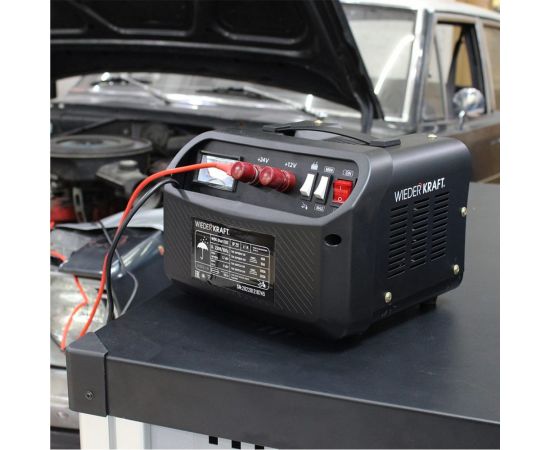 Пуско-зарядное устройство WIEDERKRAFT 12/24 в, 300а WDK-Start300 – изображение 12
