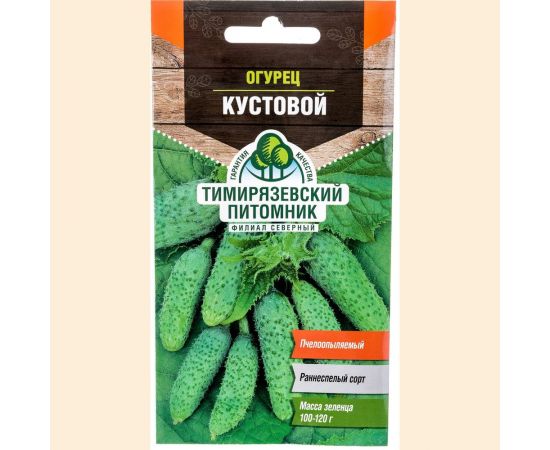 Семена Тимирязевский питомник огурец Кустовой 0.3 г 4607189275685 – изображение 2