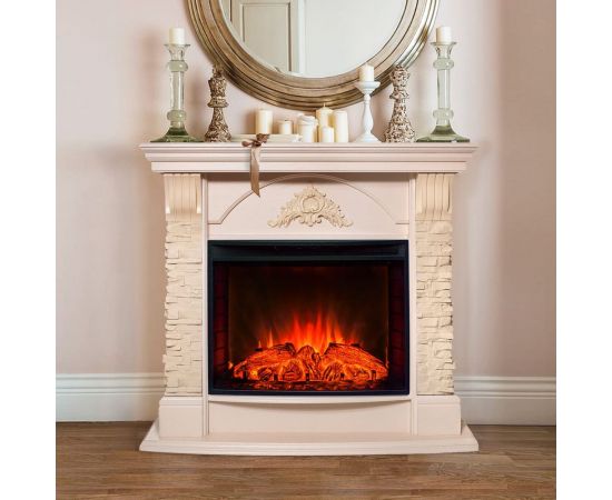 Электрический камин RealFlame Pallas 25/25,5 WT+Evrika 25,5 LED 10015022 – изображение 3