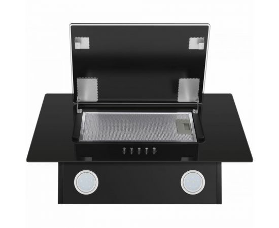 Кухонная вытяжка HOMSair ELF PUSH 50 черный Elf Push 50 Glass Black – изображение 4