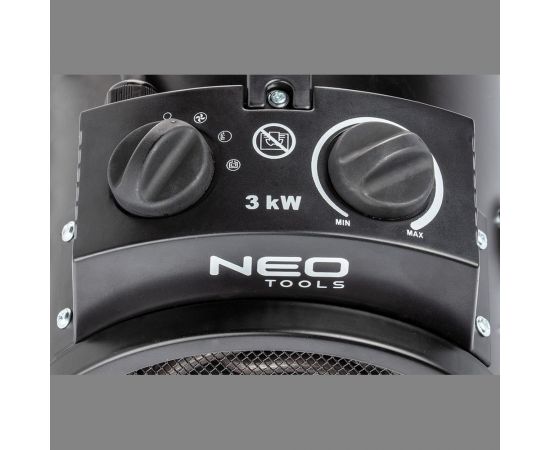 Электронагреватель NEO Tools мощностью 3 кВт, регулируемые настройки, IPX4 90-068 – изображение 5