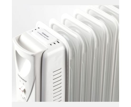 Масляный обогреватель SONNEN DFS-07, 1500 Вт, 7 секций, белый, 453498 – изображение 5