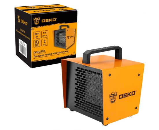 Тепловая электрическая пушка DEKO DKIH2200, 2200Вт 082-1008 – изображение 7