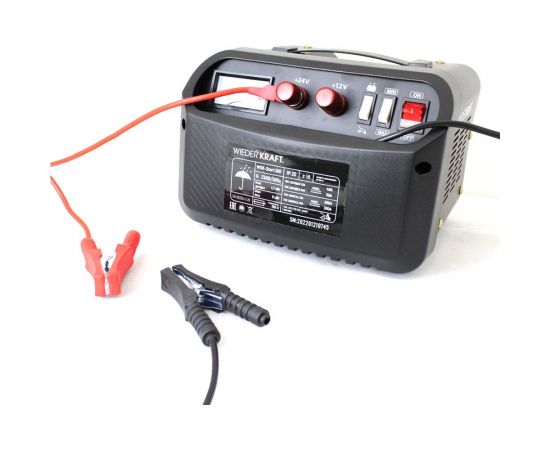 Пуско-зарядное устройство WIEDERKRAFT 12/24 в, 300а WDK-Start300 – изображение 10