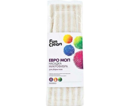 Евро МОП-насадка Fun Clean микрофибра 7323 