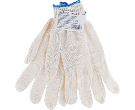 Хлопчатобумажные перчатки STARTUL р. 9 ST7190 