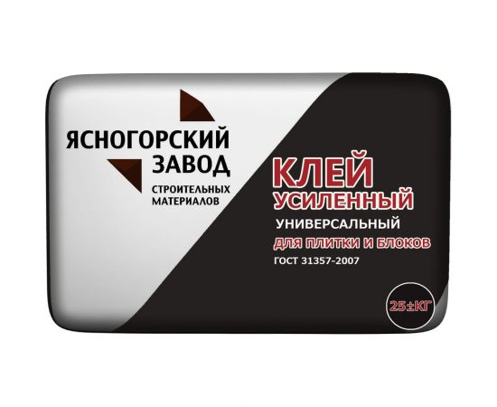 Универсальный усиленный клей для плитки и блоков ЯЗСМ 25 кг 4640013520193 