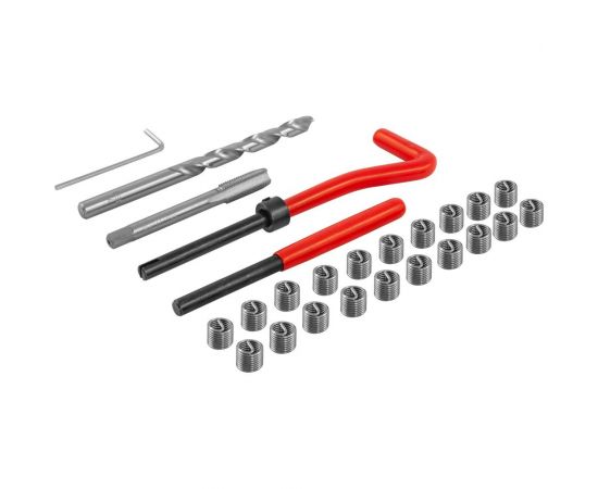 Набор для восстановления резьбы Thorvik TRIS710 M7x1.0, 25 предметов 53185 
