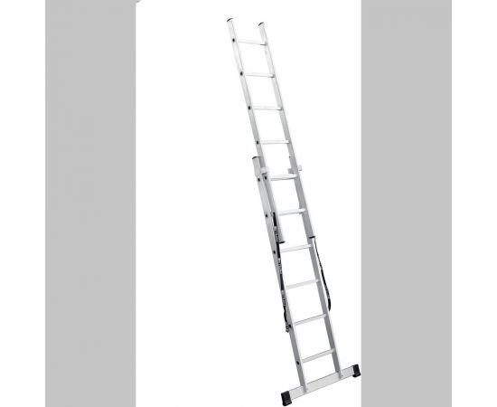 Алюминиевая 2-секционная лестница UFUK 2х6 ступеней 411206 