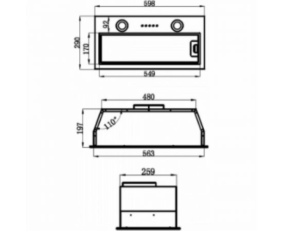 Кухонная вытяжка MAUNFELD белый THAMES 601PM WHITE – изображение 14