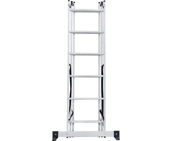 Трехсекционная лестница Новая Высота 3х6 ступеней 1230306 – изображение 2