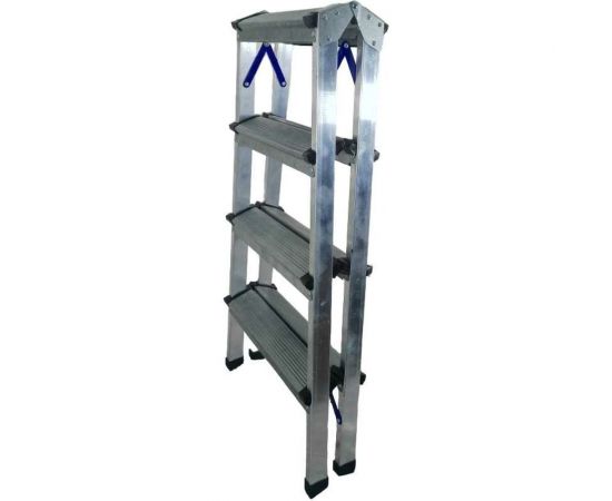 Двухсторонняя алюминиевая стремянка LWI 4 ступени LWI44А – изображение 2