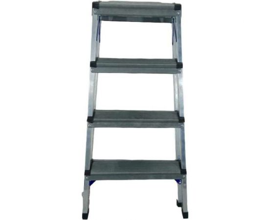 Двухсторонняя алюминиевая стремянка LWI 4 ступени LWI44А – изображение 3