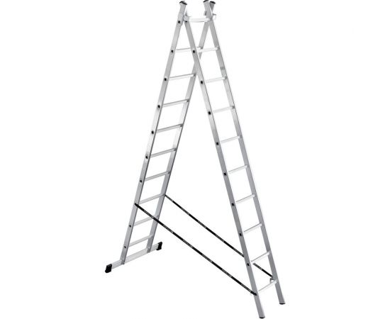 Алюминиевая 2-секционная лестница UFUK 2х10 ступеней 411210 – изображение 3