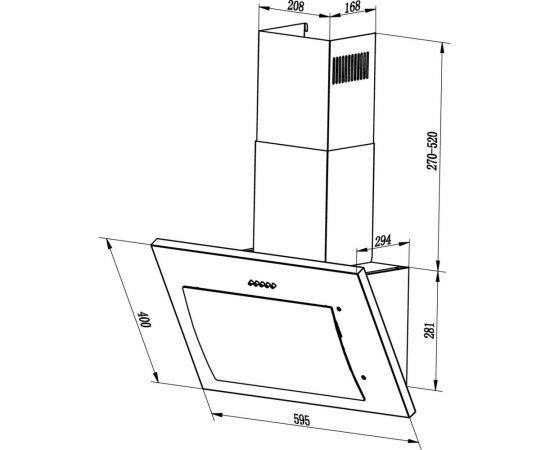 Вытяжка Lex Mika GS 600 White CHTI000339 – изображение 4