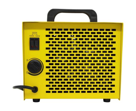 Тепловая электрическая пушка Eurolux ТЭПК-EU-3000 керамический нагревательный элемент, квадратная 67/1/36 – изображение 4