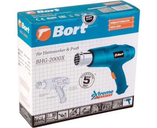 Технический фен Bort BHG-2000X 91272577 – изображение 6