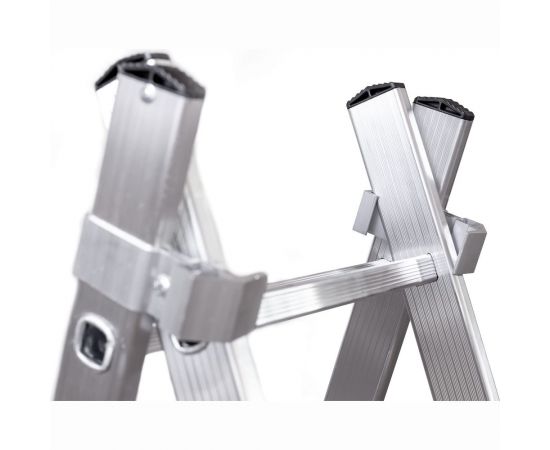 Алюминиевая 2-секционная лестница UFUK 2х6 ступеней 411206 – изображение 7