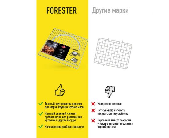 Решётка-гриль и подставка для казана FORESTER 2 в 1 BQ-N20 – изображение 10