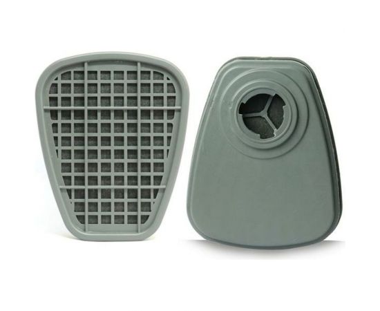 Фильтр от органических паров, кислых газов, аммиака RoxelPro ABEK1 2 шт 733381 