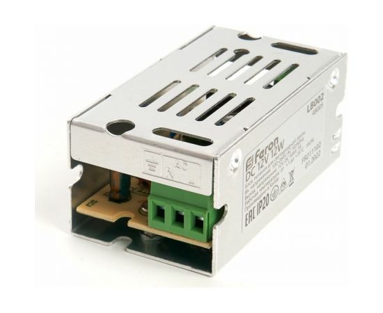 Электронный трансформатор FERON для светодиодной ленты 12W 12V (драйвер), LB002, 48005 
