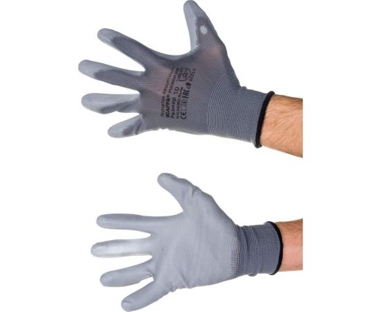Перчатки для защиты от ОПЗ Scaffa PU1350P-DG размер 10 00-00012436 