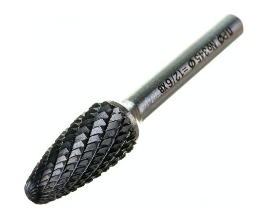 Борфреза твердосплавная (12x6x25x70 мм; тип F-Парабола с радиусом) Профоснастка №345 860661225700 