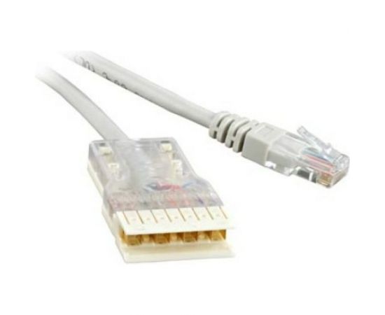 Патч-корд Hyperline PC-110-RJ45-4P-C5e-2M-LSZH-GY 110 тип - RJ-45, 4 пары, Cat.5e, LSZH, 2 м, серый 229904 