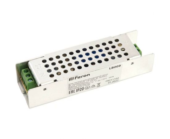 Электронный трансформатор FERON для светодиодной ленты 36W 12V (драйвер), LB009 48007 