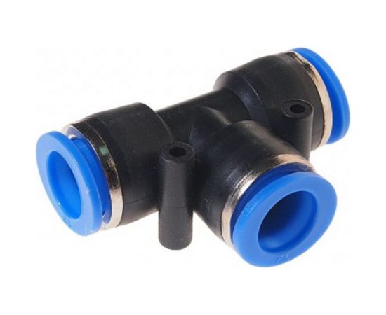 Фитинг T-образный 12 мм для пластиковых трубок ROCKFORCE RF-SPE12 