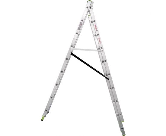 Алюминиевая трехсекционная лестница Новая Высота 3х9 ступеней 2230309 – изображение 11