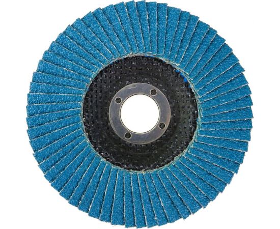 Круг лепестковый торцевой Planet-Venus z плоский 125x22.23 мм, Р40, цирконий Sait 41505 – изображение 2