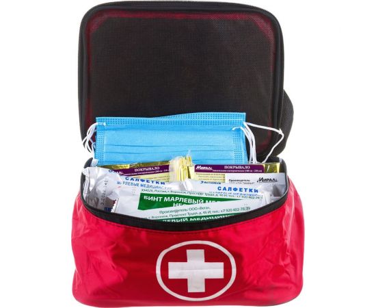 Аптечка для оказания первой помощи работникам ООО АППОМЕД по приказу Минздрава России №1331н, сумка 2910 – изображение 2