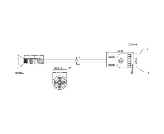 Патч-корд Hyperline PC-110-RJ45-4P-C5e-2M-LSZH-GY 110 тип - RJ-45, 4 пары, Cat.5e, LSZH, 2 м, серый 229904 – изображение 2