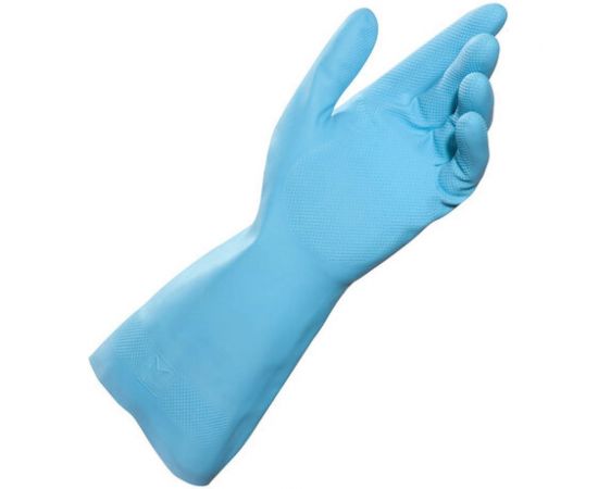 Перчатки МAPA Vital Eco 117, хб напыление, размер 9, синие 606231 – изображение 2