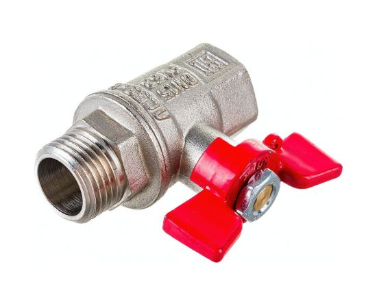 Шаровой кран VALFEX PREMIUM для воды, 1/2"" ВР/НР, бабочка VF.218.NB1.012.PREMIUM – изображение 2