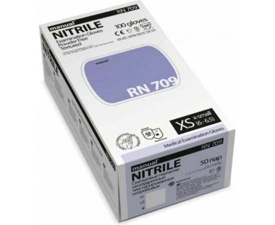 Нитриловые перчатки MANUAL RN709 100 шт, р. XS CТ0000000015 – изображение 3