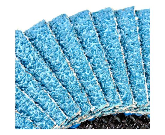 Круг лепестковый торцевой Planet-Venus z плоский 125x22.23 мм, Р40, цирконий Sait 41505 – изображение 3