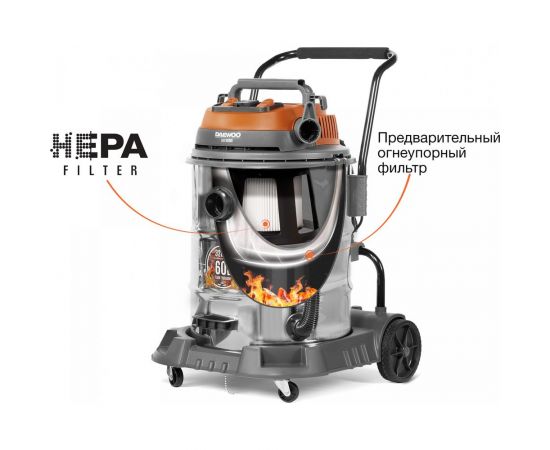 Промышленный пылесос DAEWOO DAVC 6030S – изображение 4