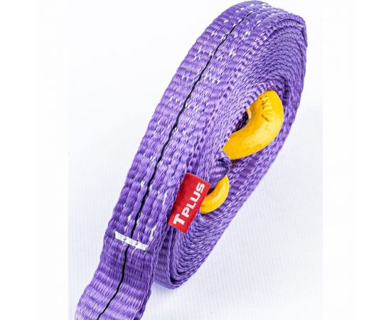 Буксировочный трос Tplus 4 т, 5 м, крюк/крюк T000054 – изображение 4